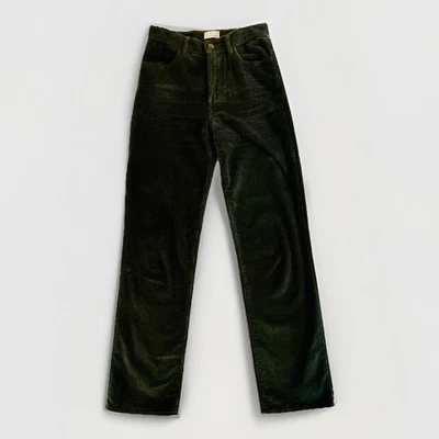 Pantalones para mujer Aritzia Wilfred Free pana verde oliva talla 4 usados en excelente estado Foto 1 de 4