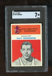1961 Fleer Set-Break #37 Guy Rodgers SGC 7 NM - Picture 1 of 2
