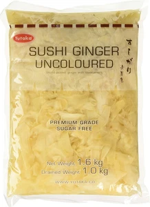 Yutaka Sushi Gari Pickled Ginger Non Coloured Premium 1 Kg - Picture 1 of 6