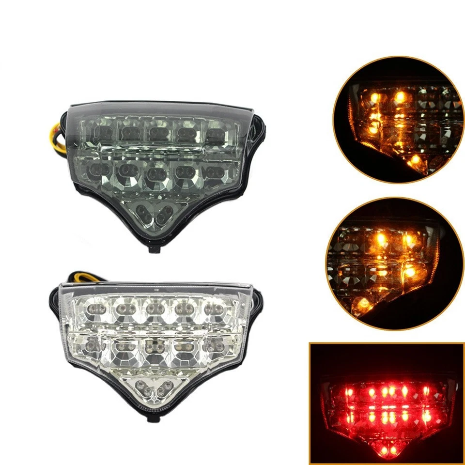 Luz trasera LED integrada para motocicleta Yamaha FZ6 FAZER 600 FZ600 FZ6-S2 Foto 1 de 4