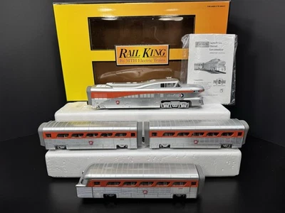 MTH RailKing 30-2210-1 PRR Aerotrain diesel passenger set PS 2.0 BCR NIB - Image 1 of 4