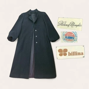 Vintage Billina Ling formeller Mantel gerippter Strick Union Made USA Größe 6 Medium - Bild 1 von 9