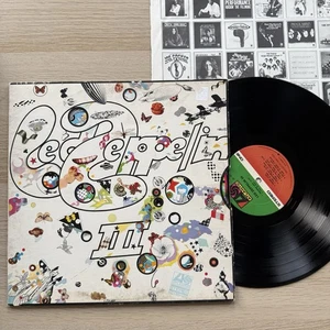 LED ZEPPELIN III Original 1970 US Pressing Complete Working Wheel+Sleeve NICE - Picture 1 of 8
