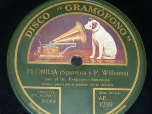 TANGO 78 rpm RECORD Gramofono FRANCISCO SPAVENTA Florida SPAIN Talan Talan - Picture 1 of 1