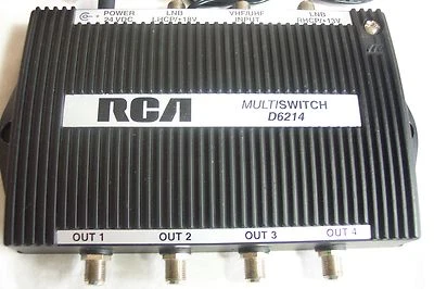 RCA Distribution Multi Switch Model D6214 EUC - Image 1 of 4