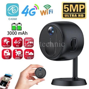 4G SIM Kard Mini Kamera Wireless IP Camera 5MP HD Nachtsicht Überwachungkamera - Picture 1 of 25