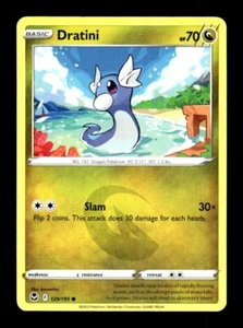Pokemon Silver Tempest DRATINI 129/195 - Picture 1 of 1