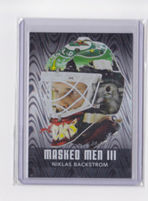 2010-11 IN THE GAME BETWEEN THE PIPES MASKED MEN 3 SILVER /100 NIKLAS BACKSTROM