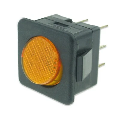 CLASSEQ / CLASSIC CLASSIC CLASSEQ 7.12.4/6 AMBER BELEUCHTETER ZYKLUSMODUSSCHALTER NL 240V 25 x 25mm