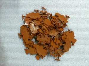 Qty 46 Wago 280-520 Brown Double Deck Terminal Blocks 20A - Lot of 46 - Picture 1 of 4