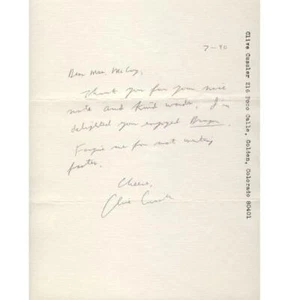 Autograph Letter Signed Clive Cussler ALS Author Correspondence Dirk Pitt Dragon - Picture 1 of 2