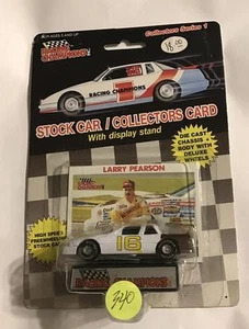 1989 #16 LARRY PEARSON SERIES 1 - RUBBER TIRE - BUICK - NAME #340 - Picture 1 of 2