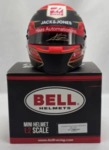 2019 Kevin Magnussen signed Haas BELL Formula 1 F1 1/2 Mini Helmet - Picture 1 of 13