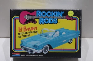 MONOGRAM 1958 FORD THUNDERBIRD LA BAMBA RITCHIE VALENS SCALE 1:24 MODEL KIT NEW - Picture 1 of 5