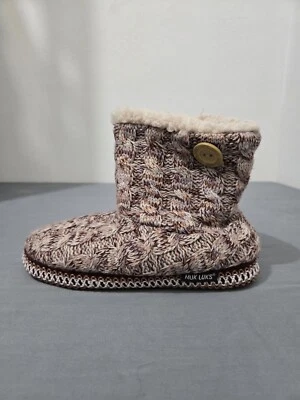 Zapatillas Muk Luks Medianas 7-8 Rojo Foto 1 de 4