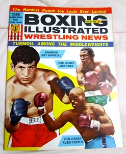 BOXING ILLUSTRATED - Rubin Hurricane Carter - NOV 1964 MINT Condition Z4 - Picture 1 of 2