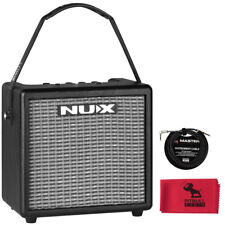NuX Mighty 8BT Portable Battery-Powered Bluetooth Guitar Amp w/ Cable & Cloth