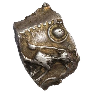 Monnaie gauloise Rutènes - Drachme au sanglier et à la grosse tête S.440 argent - Imagen 1 de 2