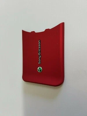 Cubierta de batería de puerta trasera roja rara para teléfono celular Sony Ericsson W580i Foto 1 de 3