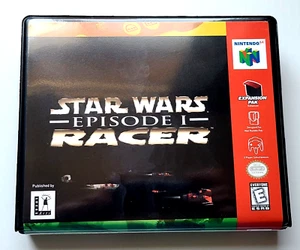 Star Wars Episodio I Racer SOLO ESTUCHE Nintendo 64 N64 Caja CUALQUIER 4+20% DE DESCUENTO A+CALIDAD - Imagen 1 de 5