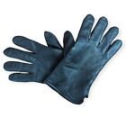 US Military Issue Unisex Black Leather Dress Uniform Lined Gloves Size 7; New