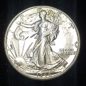 1944-D Walking Liberty Half Dollar Choice BU Uncirculated - Picture 1 of 2