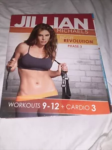 Jillian Michaels Body Revolution Phase 3 Workouts 9-12 Plus Cardio DVD - Picture 1 of 4