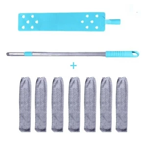Staubwedel Set + 7 Mikrofasertücher zum Abstauben Besen Bürsten Waschen - Bild 1 von 10