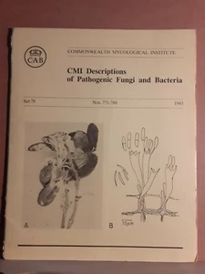 CMI descriptions of pathogenic fungi and bacteria - set 78 nos. 771-780 1983 - Picture 1 of 1
