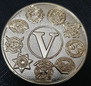 South King County Fire Academy Class 5 graduation challenge coin - Picture 1 of 2