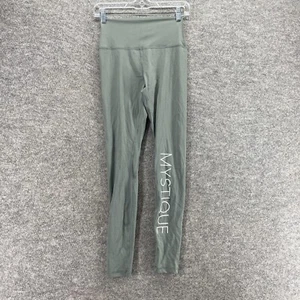 New CRZ YOGA Activewear Leggings Women S Small Gray High Rise Capri Pull On - Picture 1 of 11