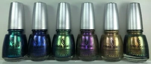 6 Colors China Glaze Nail Polish BOHEMIAN LUSTER CHROME Lacquer Collection - Picture 1 of 1