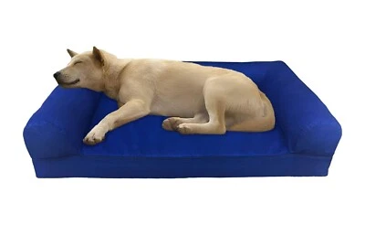 Dogbed4less Waterproof Orthopedic Memory or Latex  Foam Pet Sofa Pillow Bed - Image 1 of 4