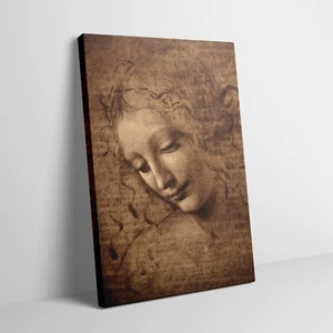 La Scapigliata (The Lady with Disheveled Hair) ,Leonardo da Vinci, Canvas Print - Picture 1 of 4