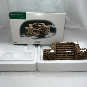Department 56 STONE STAIRWAY Village Accessories #52725 Original Box Retired - Picture 1 of 14