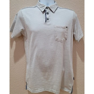 PD & C Heathered Gray Men's Polo Shirt Medium Front Pocket Short Sleeve - Image 1 of 4