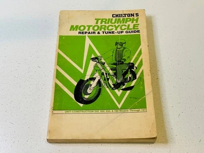 Triumph Service Repair Shop Manual de Manutenção Trident Trophy Tiger Bonneville - Imagem 1 de 4