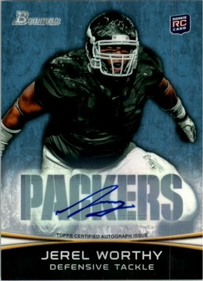 2012 Bowman Rookie Autographs #105 Jerel Worthy Auto - FB - Image 1 of 2
