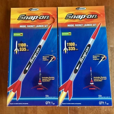 ¡NUEVO! Herramientas Snap-On -2- Juego de lanzamiento de cohetes modelo Estes - Lanzador con controlador Foto 1 de 4