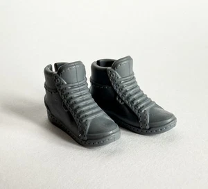 Barbie Doll Shoes Gray HIGH TOP SNEAKERS Gym - Picture 1 of 5
