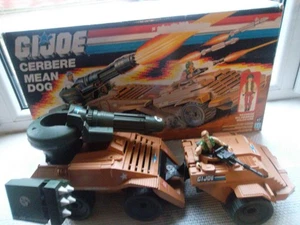 Mean Dog Cerberus / Gi Joe Hasbro 88 Almost Complete Action Vehicle Wild Card* - Picture 1 of 12