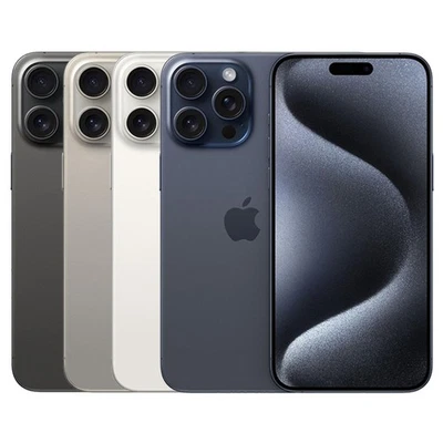 Neu Apple iPhone 15 Pro Max 5G 256GB Dual SIM Smartphone Handys Ohne Vertrag iOS