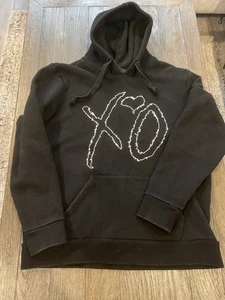 Herren XO The Weeknd Till We Overdose Sweatshirt Hoodie Large schwarz - Bild 1 von 4