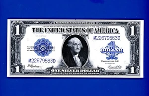 1923 $1 Silver Certificate HORSE BLANKET CRISP HIGH GRADE NOTE - Picture 1 of 2