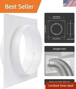 Langlebiger 6 Zoll ABS Kunststoff Kanal Flansch - Ideal für Heiz- & Kühlsysteme - Bild 1 von 11