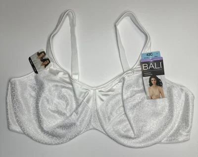 Minimizador de cobertura completa para mujer Bali Designs sin espuma con aros blanco 42C DF6550 Foto 1 de 4