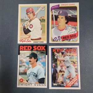 Topps Dwight Evans, 1978, 1980, 1986, 1988 KOSTENLOSER VERSAND   - Bild 1 von 4