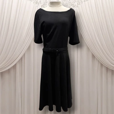 Vestido estilo vintage Eva Franko años 50 10 negro swing rockabilly pinup Foto 1 de 4