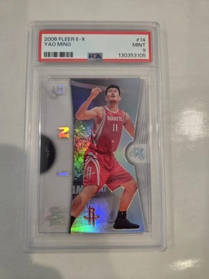 Fleer E-X #14 2006 Yao Ming PSA 9 Foto 1 de 2