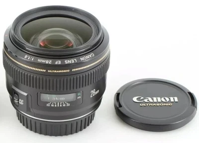 Probado [COMO NUEVO] Lente principal gran angular Canon EF 28mm f/1.8 USM de ... - Imagen 1 de 4